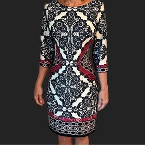 Stunning Eliza J Print Dress - Size 12